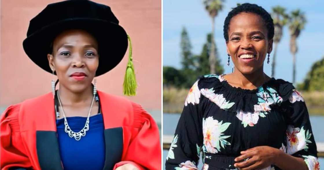 A lady from Eastern Cape is thrilled about bagging her PhD in Natural Sciences A lady from Eastern Cape is thrilled about bagging her PhD in Natural Sciences