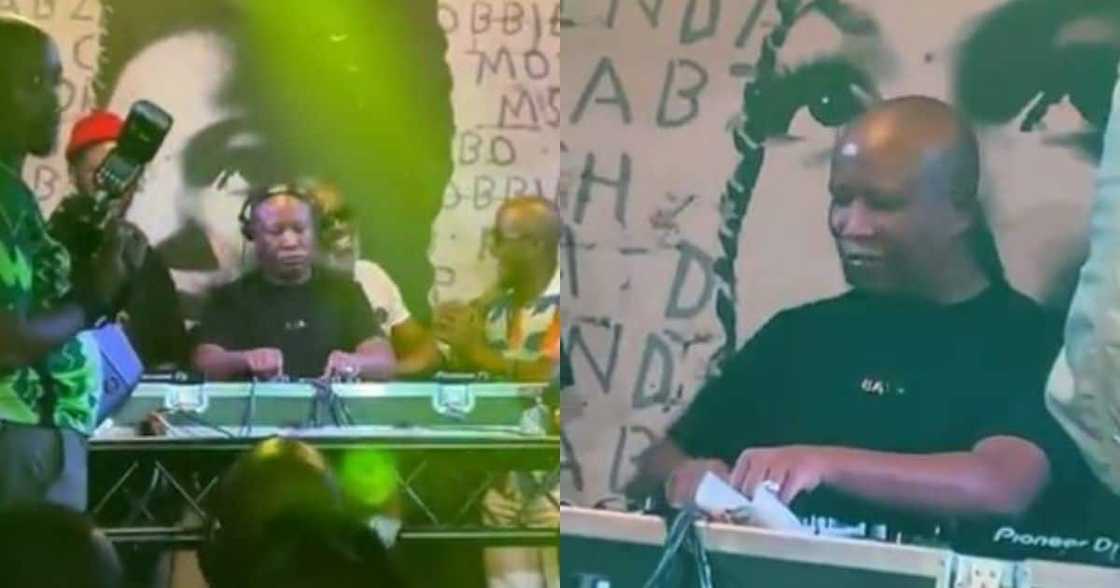 Julius Malema, DJ Juju, EFF leader, DJ booth, musical talent Julius Malema, DJ Juju, EFF leader, DJ booth, musical talent