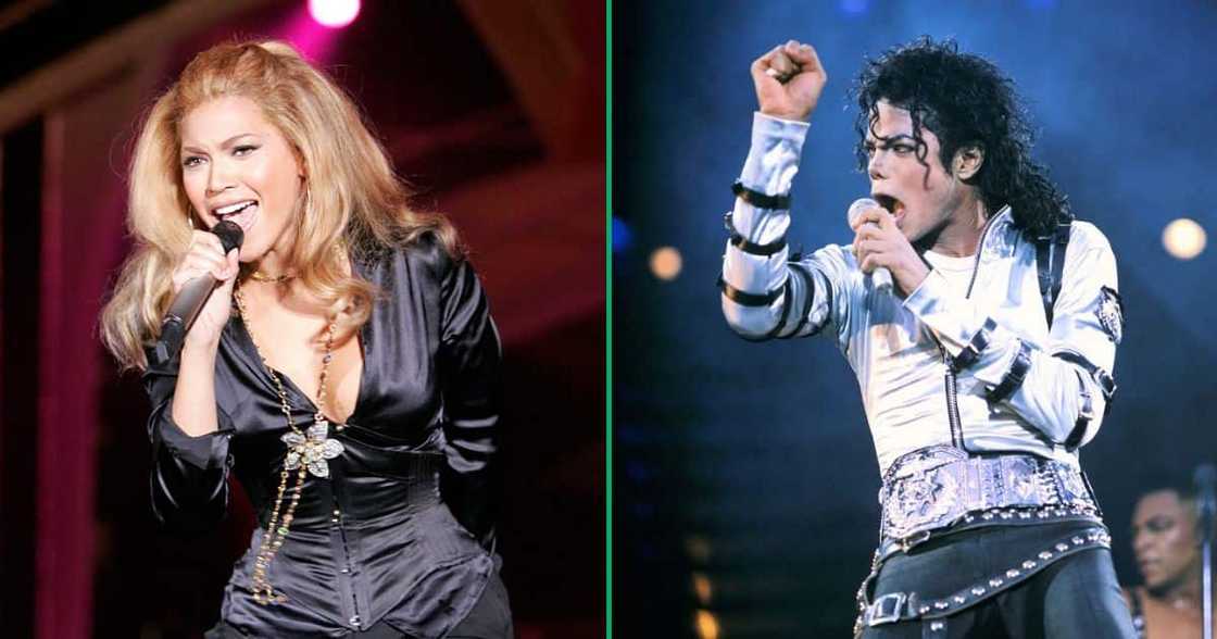 Beyoncé and Michael Jackson perform the same song