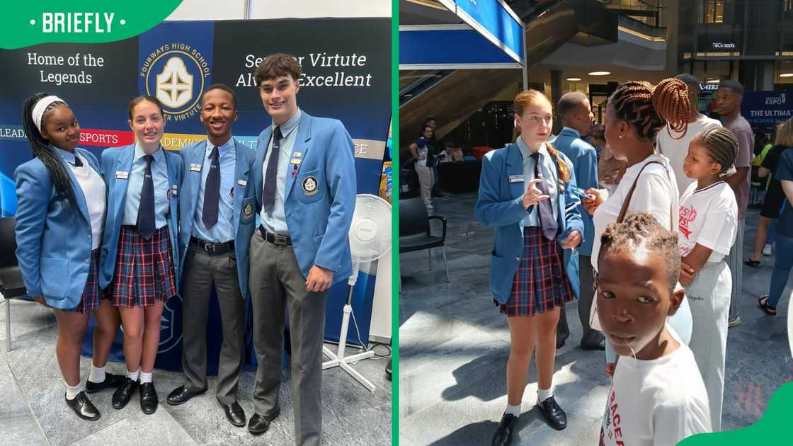 Attendants at Fourways High School expo