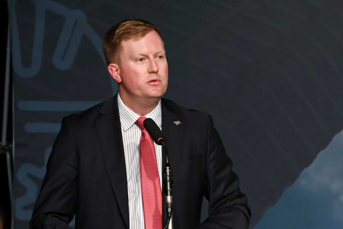 Minister of Public Works, Dean Macpherson, slammed IDT CEO Tebogo Malaka Minister of Public Works, Dean Macpherson, slammed IDT CEO Tebogo Malaka