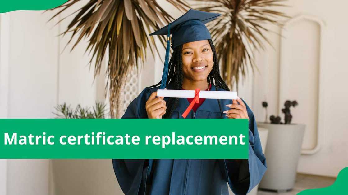 Matric certificate replacement procedure in SA