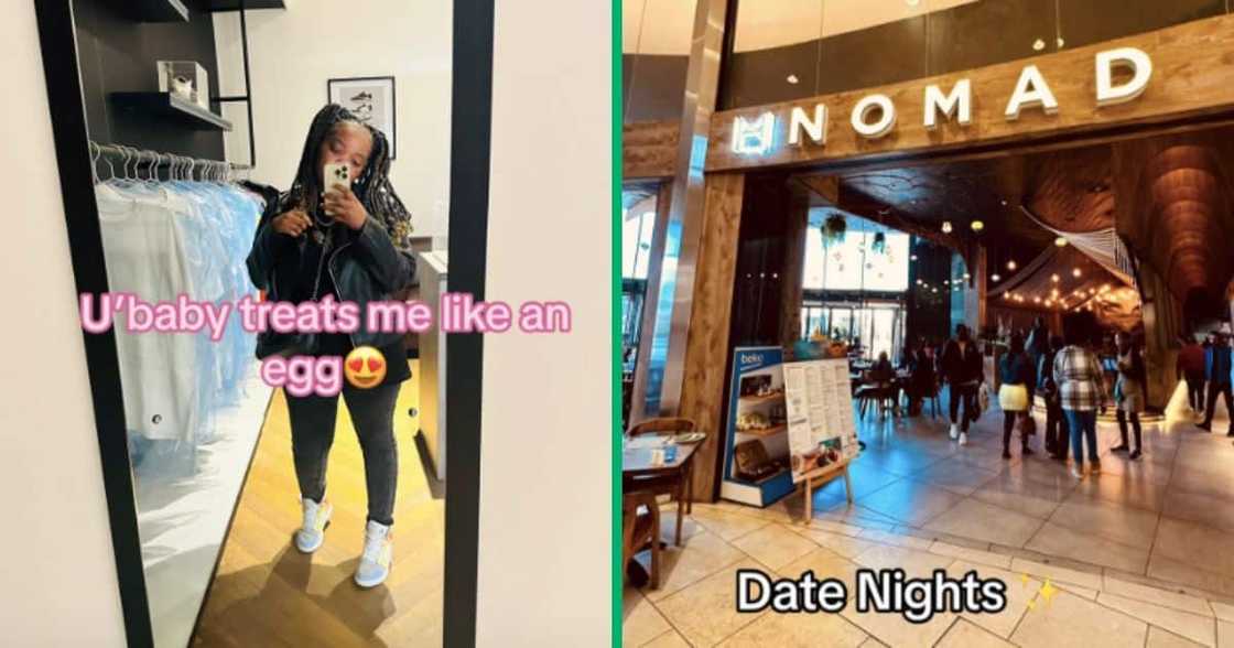 A woman gets spoiled by her boyfriend with money and date nights A woman gets spoiled by her boyfriend with money and date nights