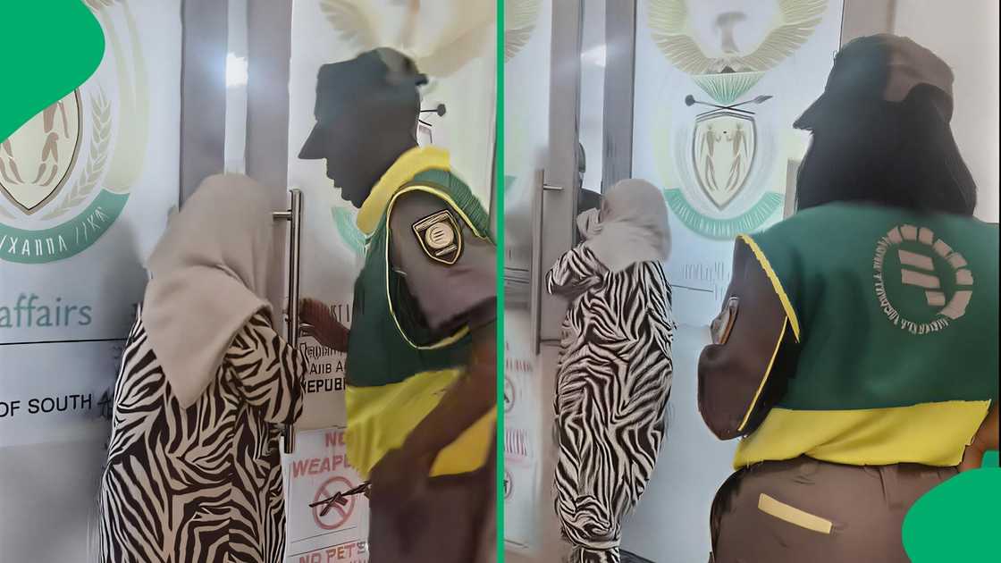 A woman went viral. A woman went viral.