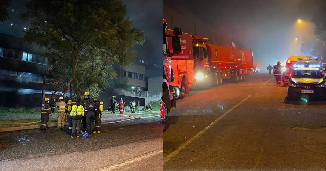 Charlotte Maxeke: 400 patients evacuated and temporarily shut down after fire Charlotte Maxeke: 400 patients evacuated and temporarily shut down after fire