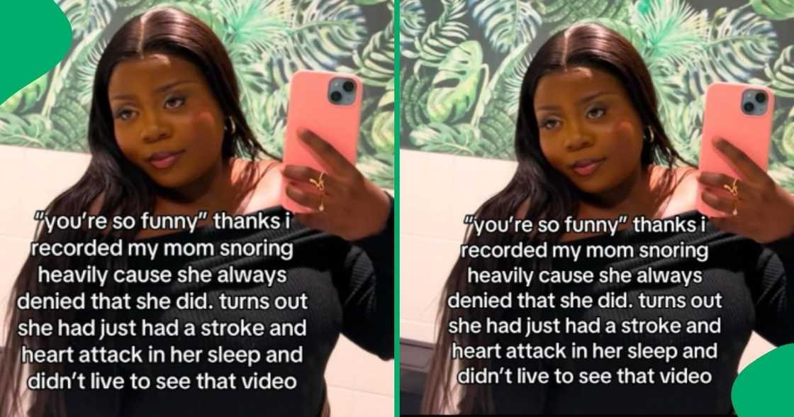 Lady reminded of mom's death Lady reminded of mom's death