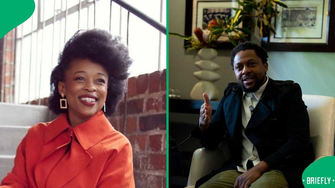 Online users showed love to Mmabatho Montsho and Mbuyiseni Ndlozi Online users showed love to Mmabatho Montsho and Mbuyiseni Ndlozi