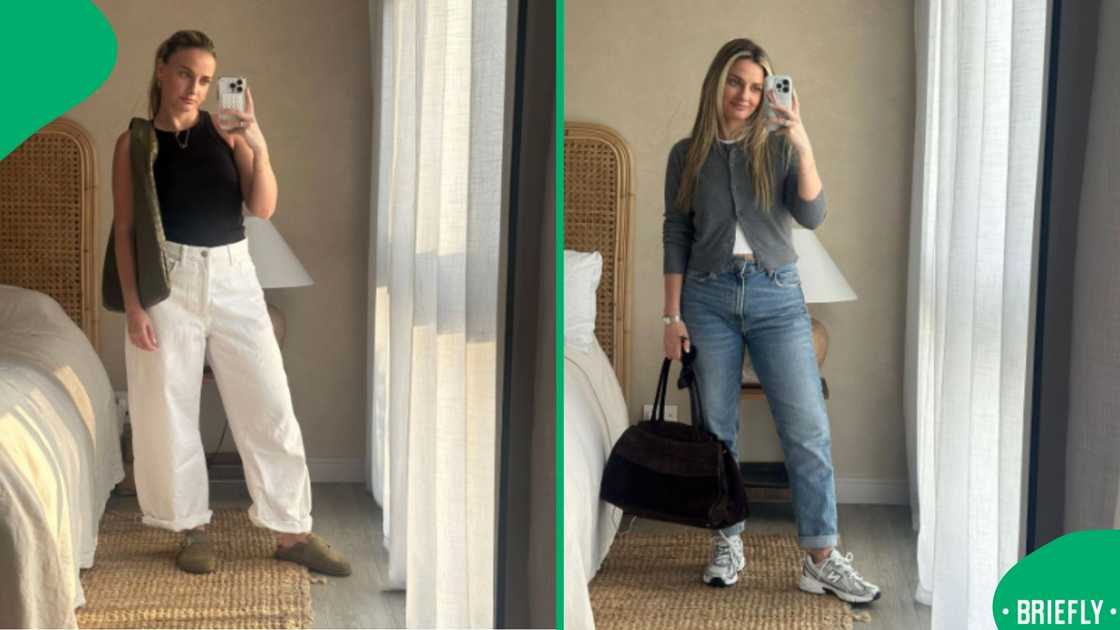 A variety of outfits highlighted budget-friendly fashion while keeping trendy and stylish looks in focus A variety of outfits highlighted budget-friendly fashion while keeping trendy and stylish looks in focus