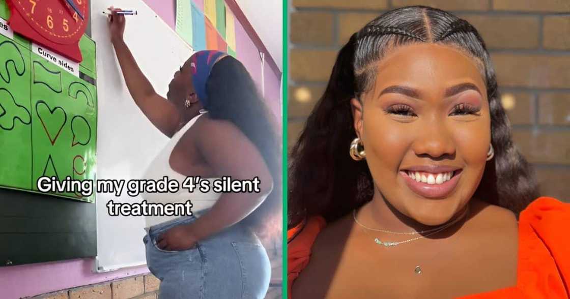 A primary school educator took to her TikTok account and showed how her pupils reacted to her silent treatment. A primary school educator took to her TikTok account and showed how her pupils reacted to her silent treatment.