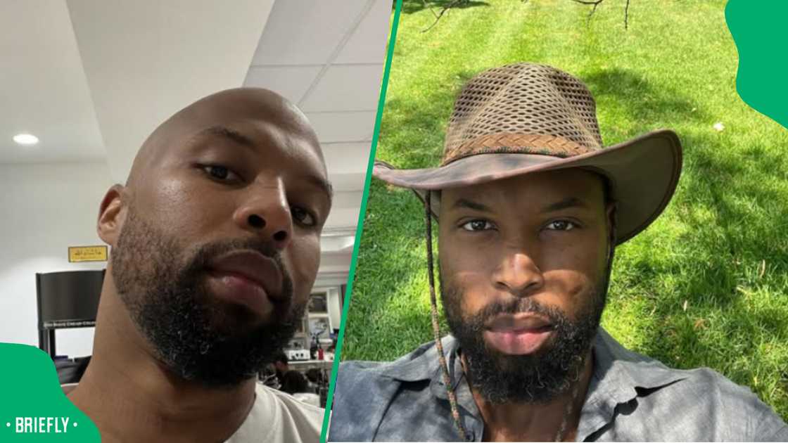 Sizwe Dhlomo poked fun at a Zimbabwean mansion. Sizwe Dhlomo poked fun at a Zimbabwean mansion.