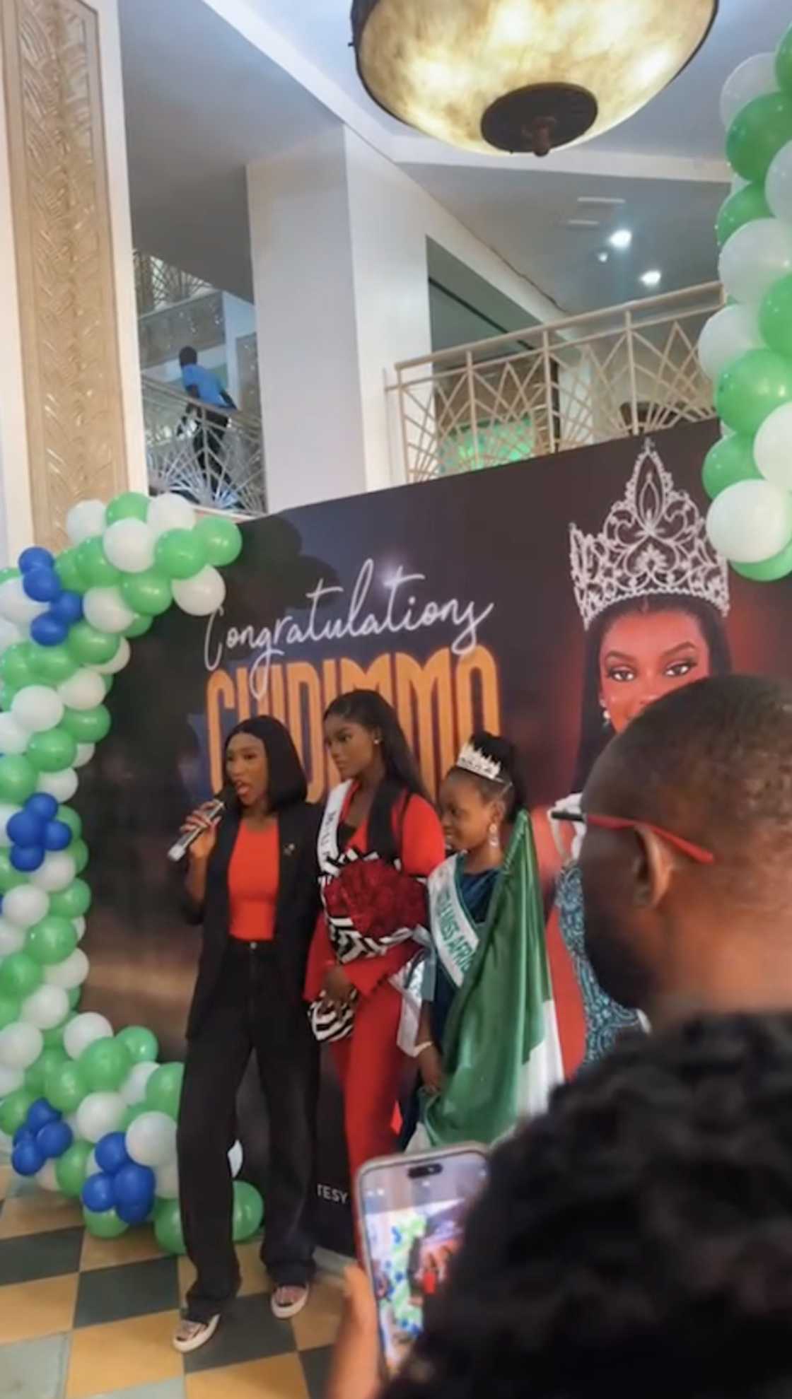 Nigeria hosted Chidimma Adetshina's homecoming