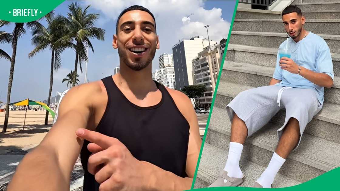 A British man tried South Africans snacks. A British man tried South Africans snacks.