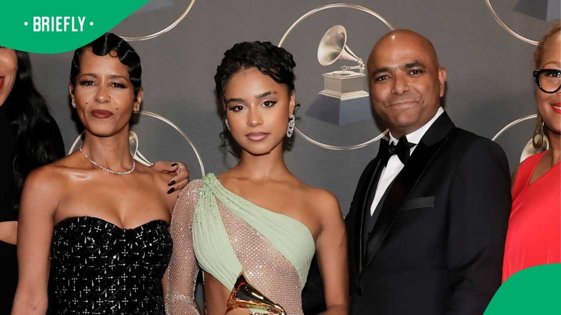 Tyla claims that she goes out with her parents Tyla claims that she goes out with her parents