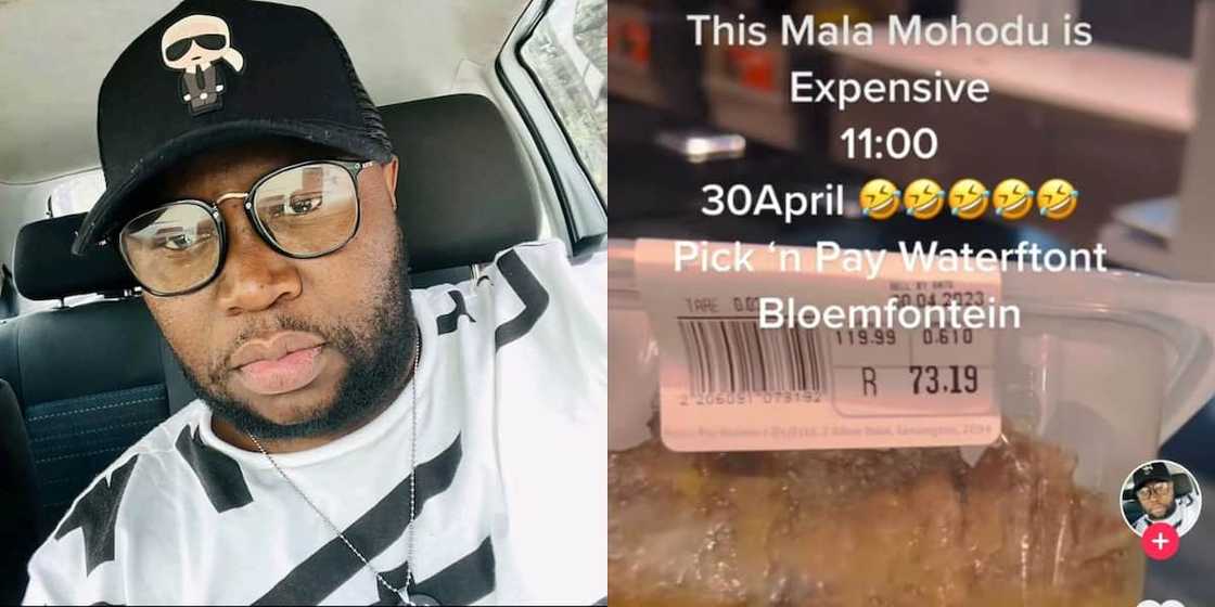 Mala mohodu at PnP in Bloemfontein is expensive, reveals a TikTokker in a funny clip Mala mohodu at PnP in Bloemfontein is expensive, reveals a TikTokker in a funny clip