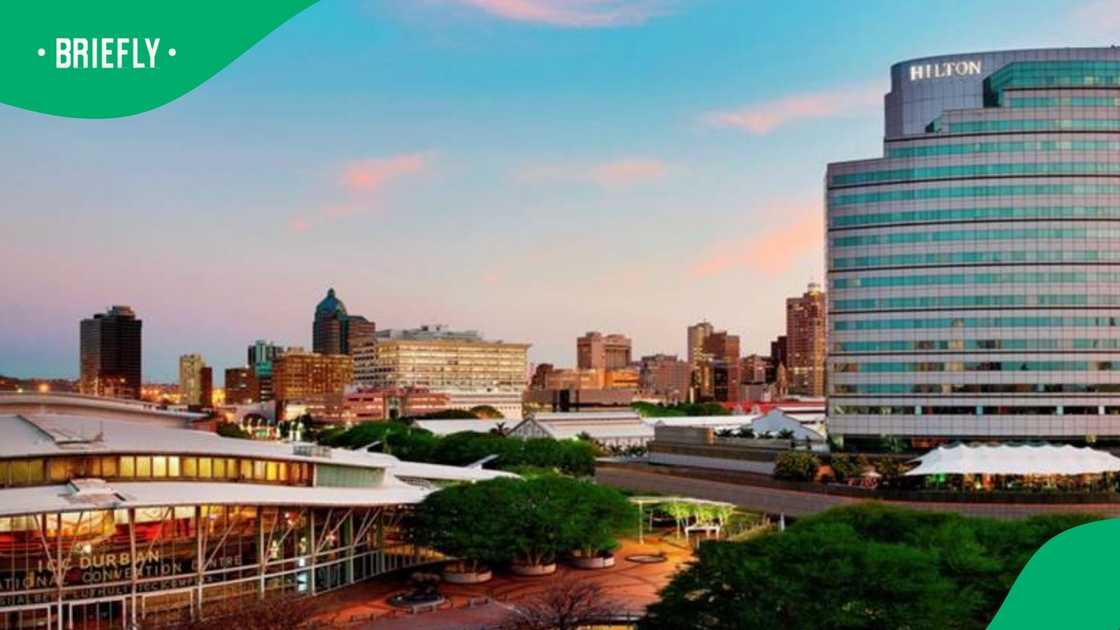 Hilton hotel situated next to ICC