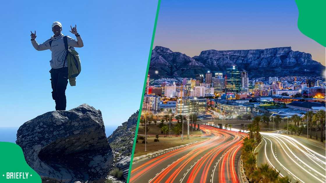 A man warned people about Cape Town. A man warned people about Cape Town.