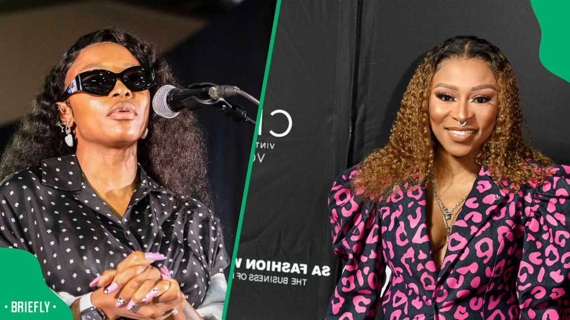 DJ Zinhle was honoured with a powerhouse award DJ Zinhle was honoured with a powerhouse award