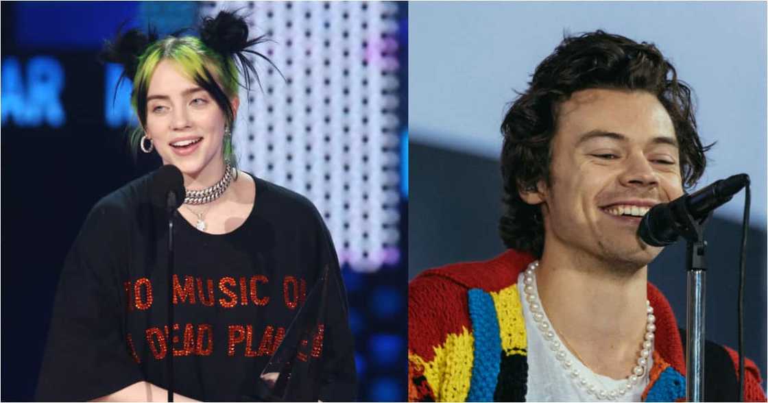 harry styles, billie eilish