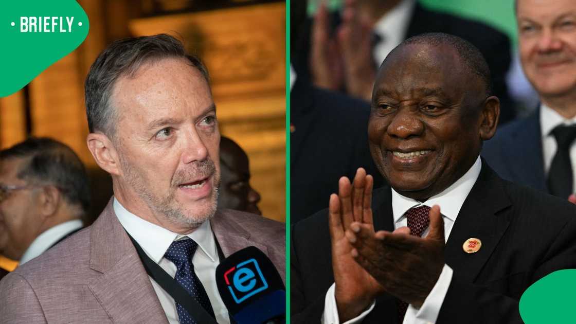 The GOOD Party's secretary, Brett Herron, rejected Cyril Ramaphosa's claims The GOOD Party's secretary, Brett Herron, rejected Cyril Ramaphosa's claims