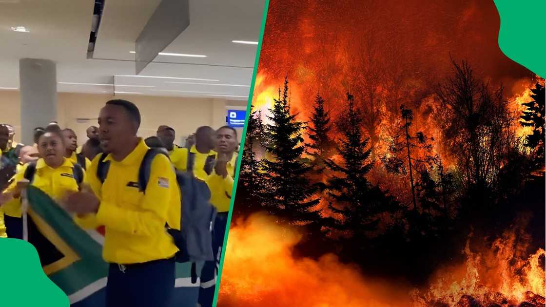 200 SA Fire Fighters Bring Joy to Canada, Fight Wild Fires. 200 SA Fire Fighters Bring Joy to Canada, Fight Wild Fires.