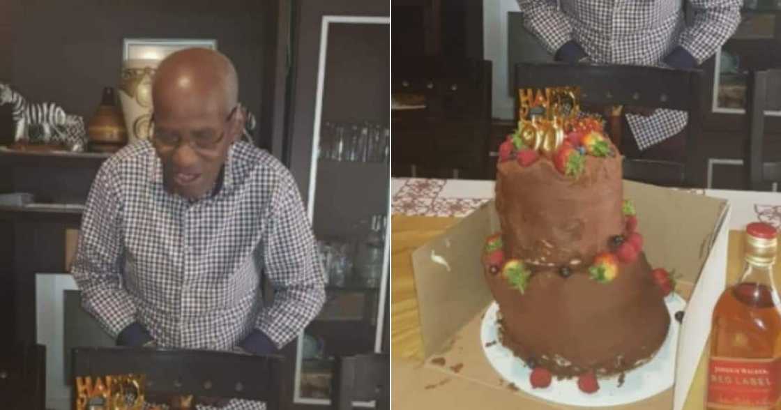 Old man, cake, ‘Floppy’, birthday, hilarious, social media reactions Old man, cake, ‘Floppy’, birthday, hilarious, social media reactions
