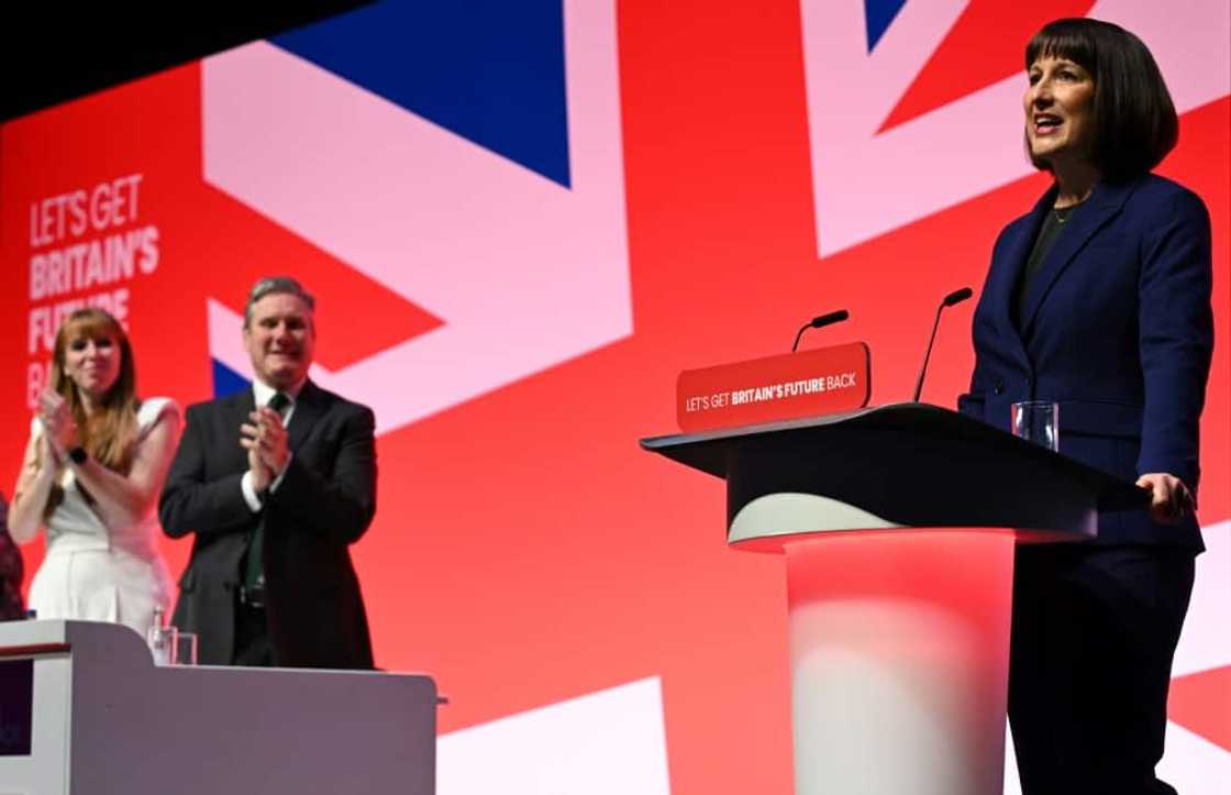 Labour's deputy leader Angela Rayner (L), leader Keir Starmer (C) and shadow finance minister Rachel Reeves Labour's deputy leader Angela Rayner (L), leader Keir Starmer (C) and shadow finance minister Rachel Reeves