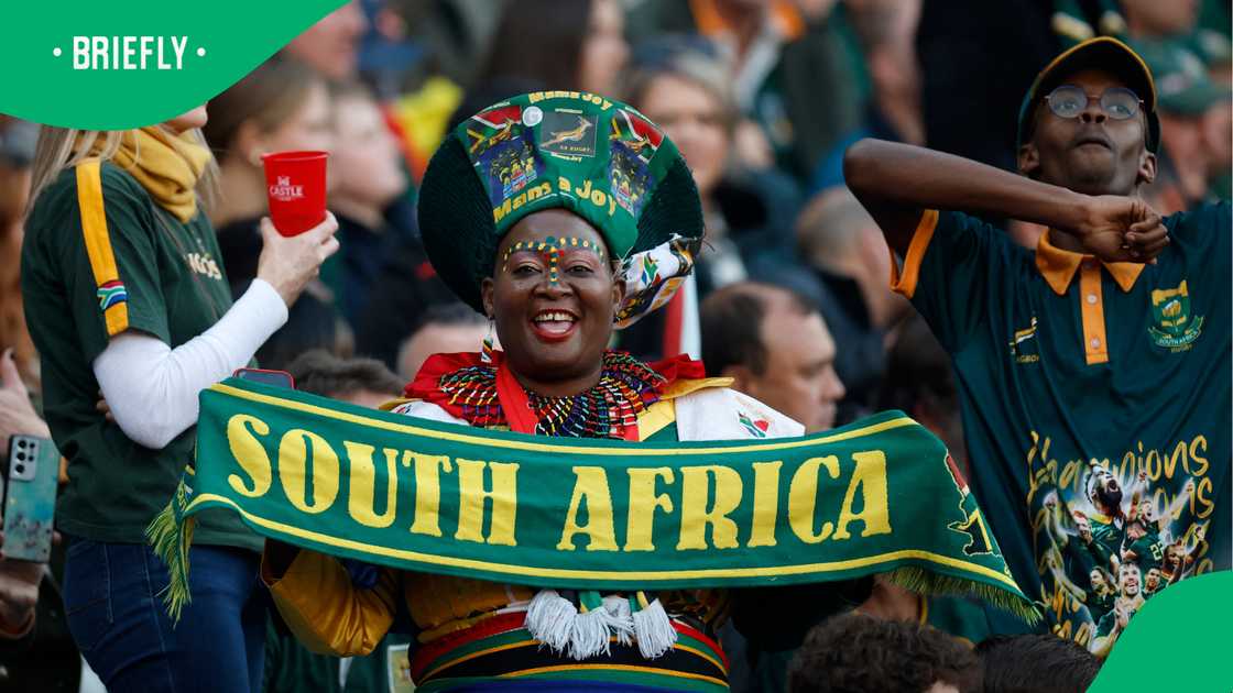 Mama Joy Chauke reacted to Bafana Bafana's win Mama Joy Chauke reacted to Bafana Bafana's win