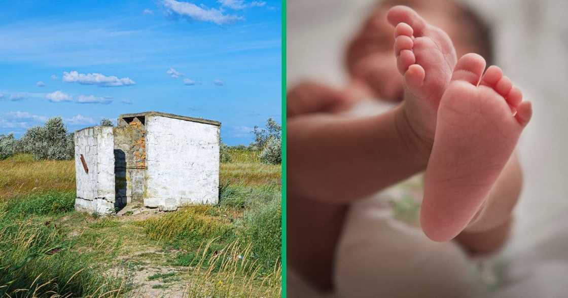 A woman almost became a victim of mob justice after throwing her baby in a pit toilet A woman almost became a victim of mob justice after throwing her baby in a pit toilet