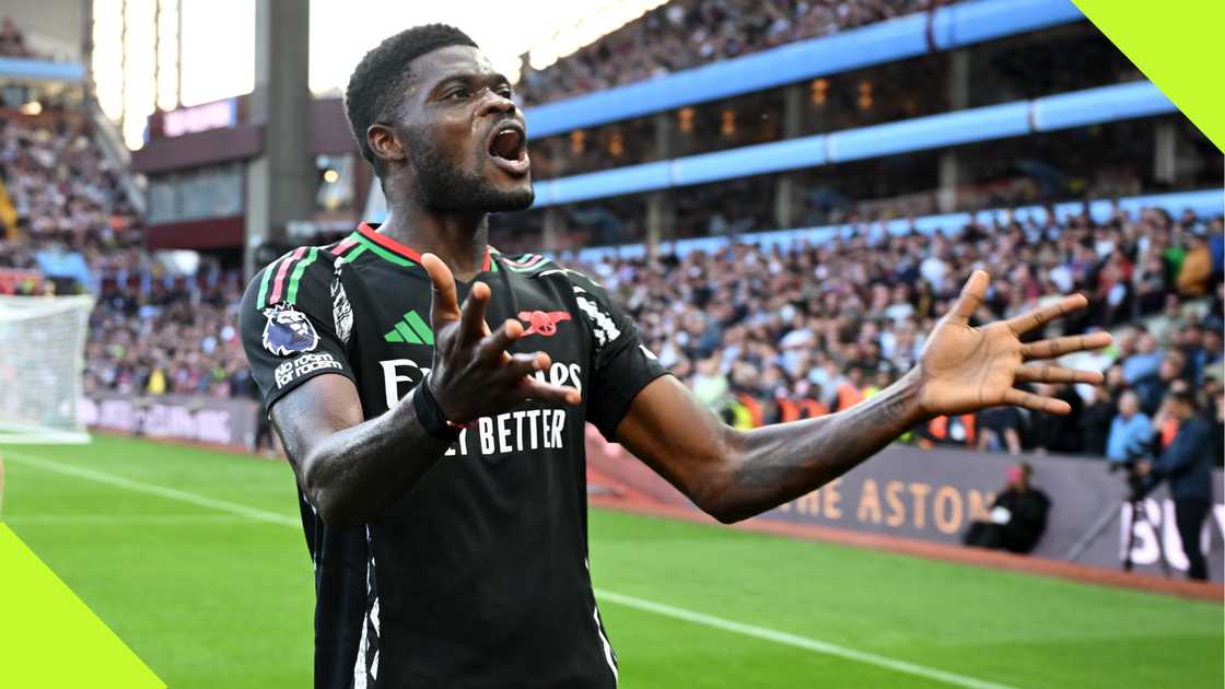 Thomas Partey: Ghana midfielder scores as ruthless Arsenal thump Aston Villa