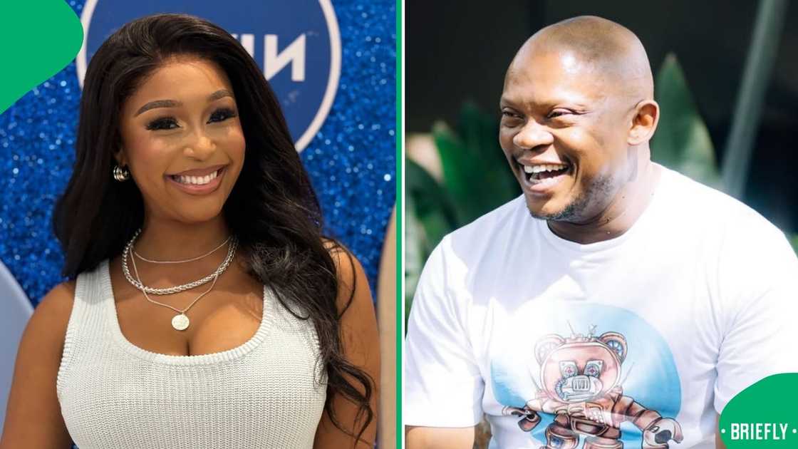 Minnie Dlamini showed off her Valentine's Day gift