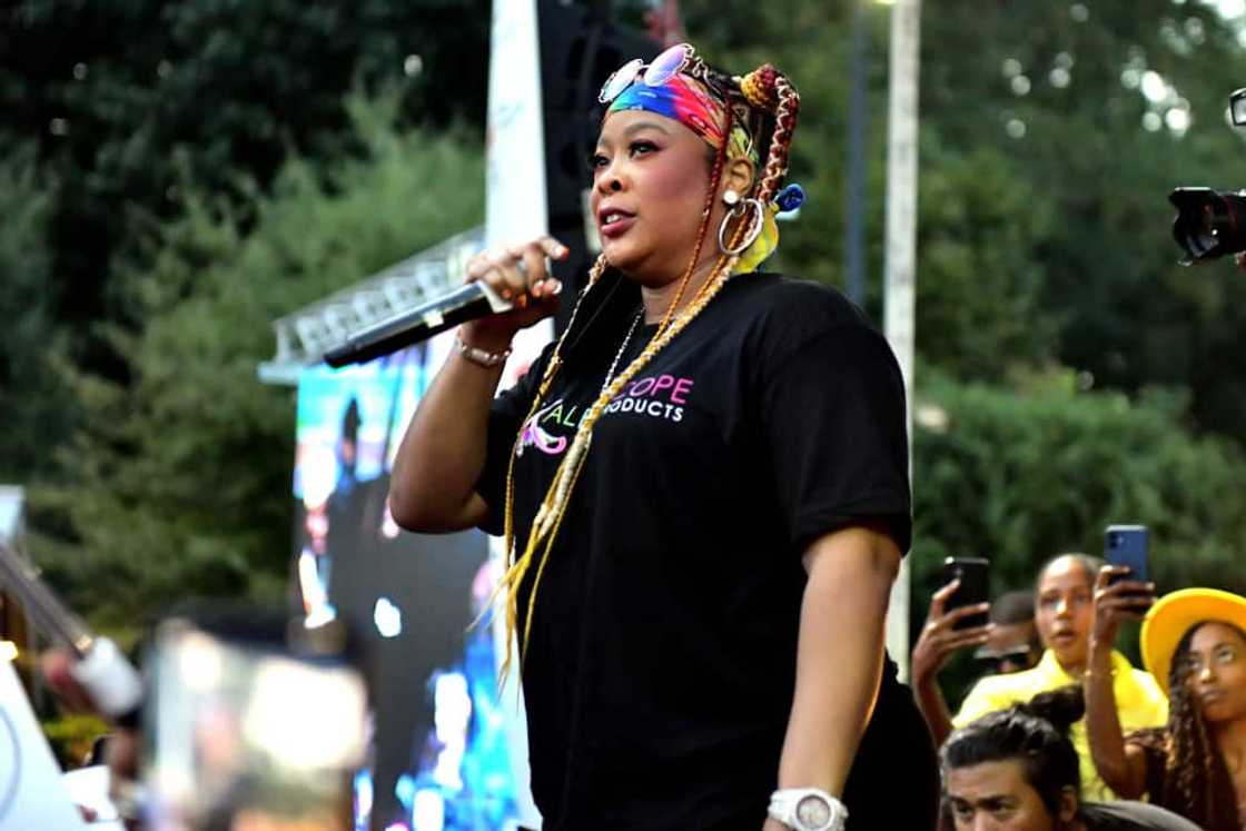 Da Brat's performance during the 9th Pure Heat Community Festival Da Brat's performance during the 9th Pure Heat Community Festival