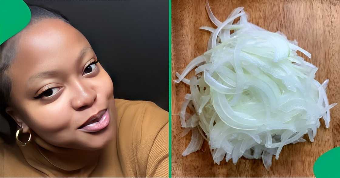 A TikTokker demonstrated how se chops onions A TikTokker demonstrated how se chops onions