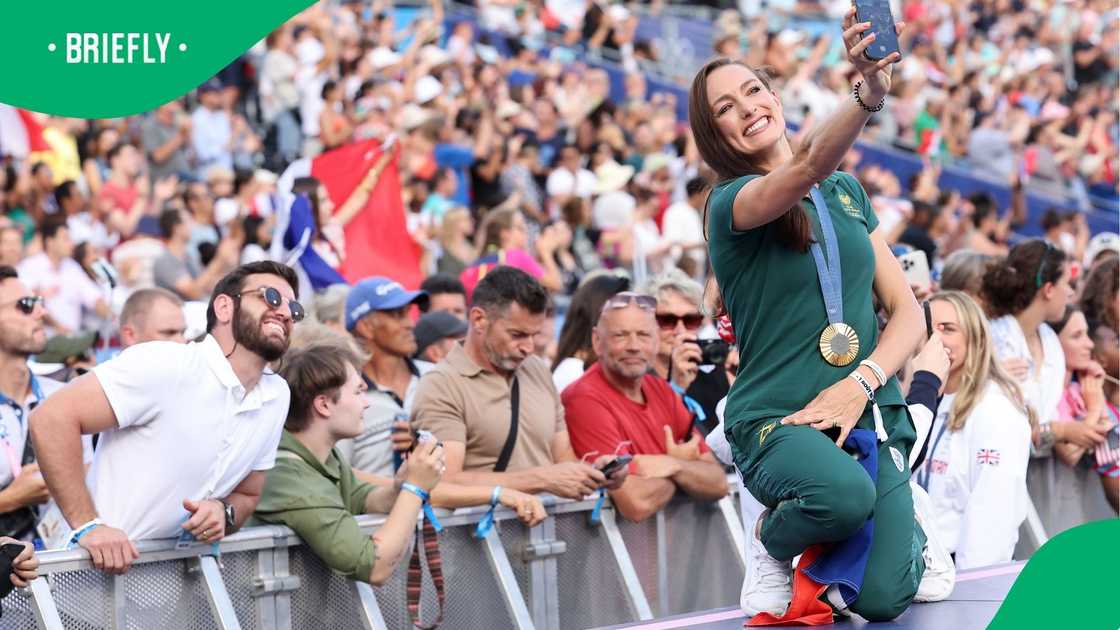 Smith cemented her legacy with a gold in the 100m and silver in the 200m breaststroke before retiring. Smith cemented her legacy with a gold in the 100m and silver in the 200m breaststroke before retiring.