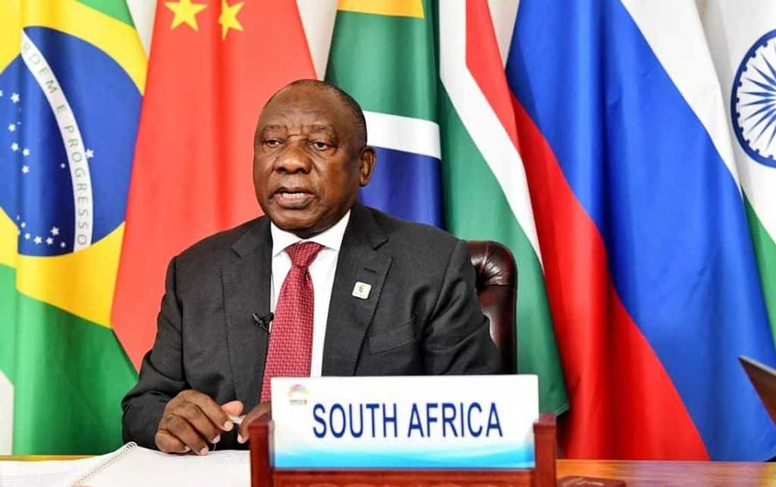 Cyril Ramaphosa called for a ceasefire between Israel and Hamas during a meeting with BRICS Cyril Ramaphosa called for a ceasefire between Israel and Hamas during a meeting with BRICS