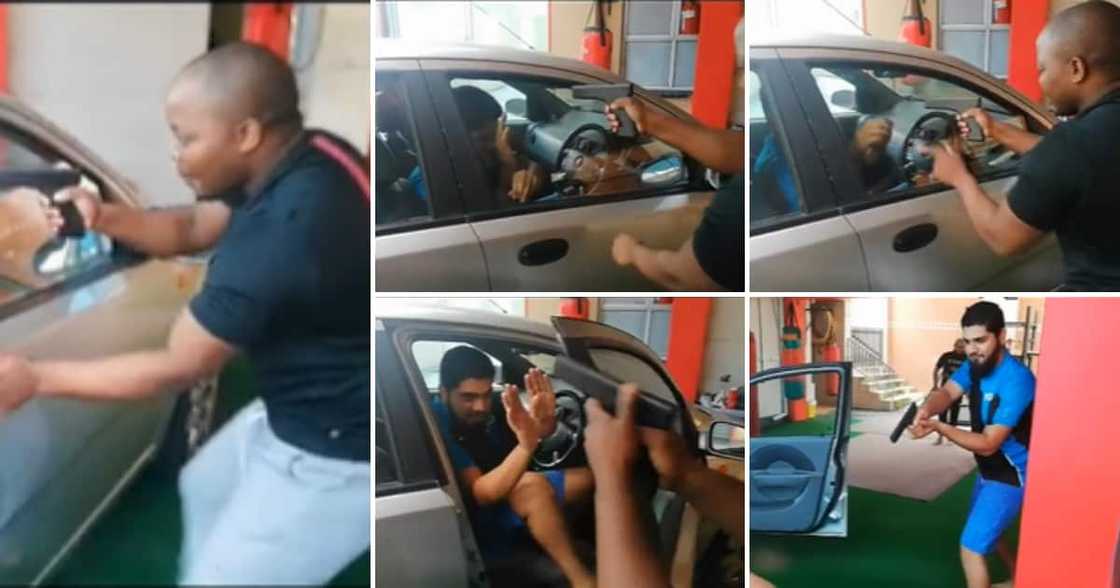 Mzansi, Police, Hijacking, Self-defence, Video