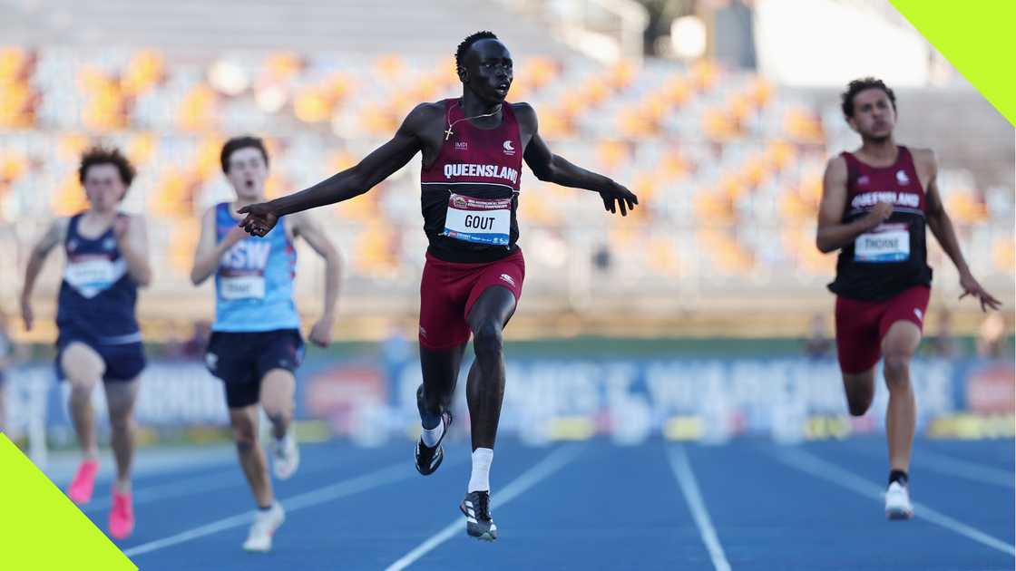 Teenage sprint sensation Gout Gout set a new Australian 200m record and overtook Usain Bolt's mark Teenage sprint sensation Gout Gout set a new Australian 200m record and overtook Usain Bolt's mark