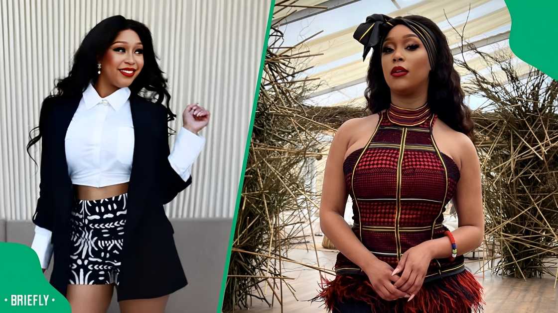 Minnie Dlamini wins top award Minnie Dlamini wins top award