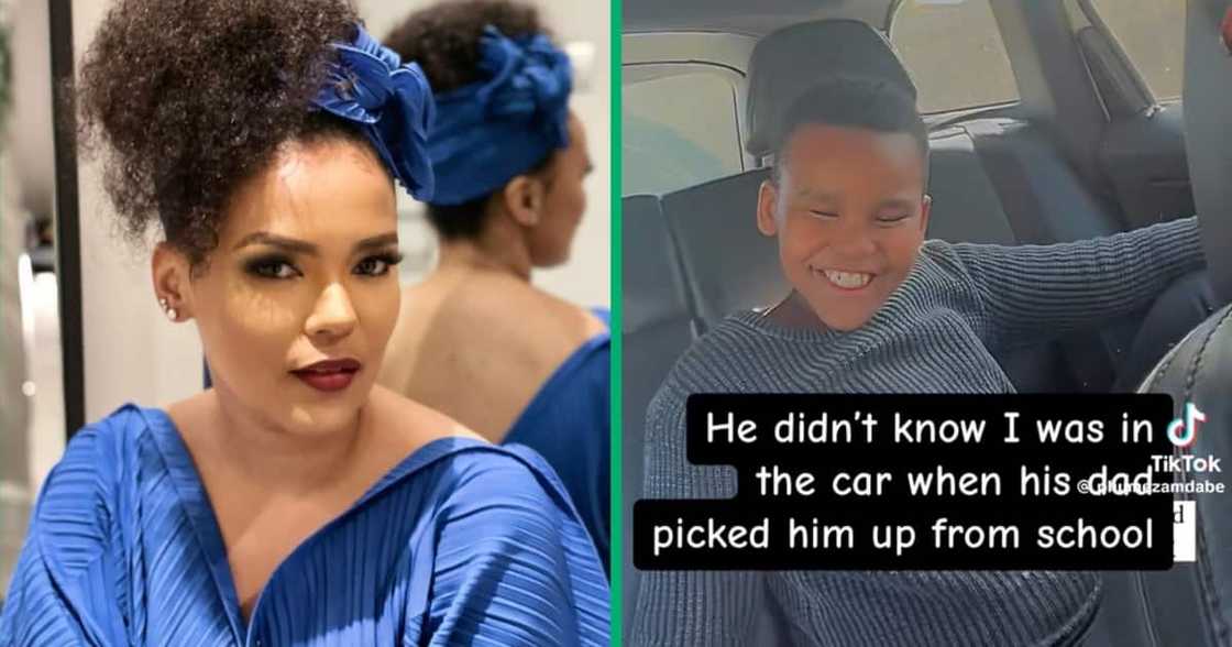 Phumeza Mdabeshared shared a wholesome video of her blind son Phumeza Mdabeshared shared a wholesome video of her blind son