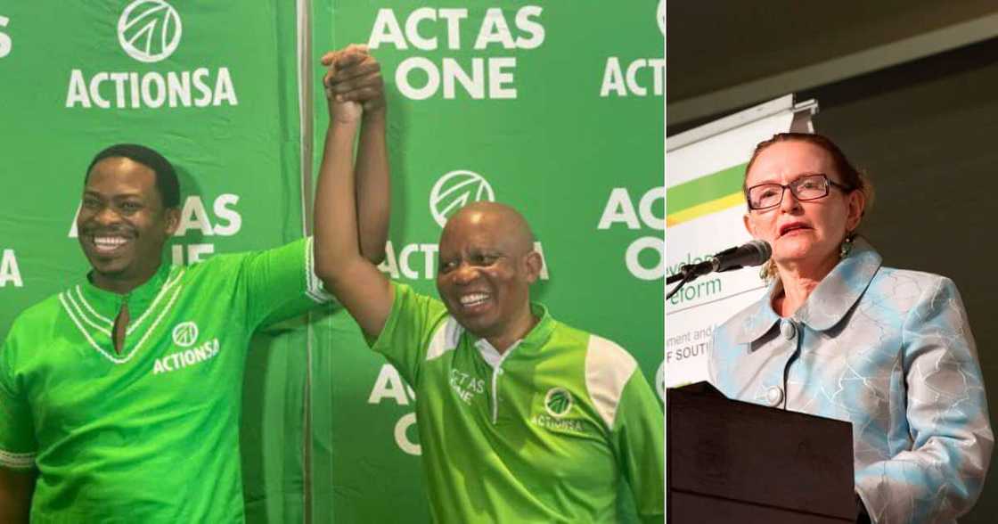 Herman Mashaba, Helen Zille, Bongani Baloyi, ActionSA, Democratic Alliance Herman Mashaba, Helen Zille, Bongani Baloyi, ActionSA, Democratic Alliance