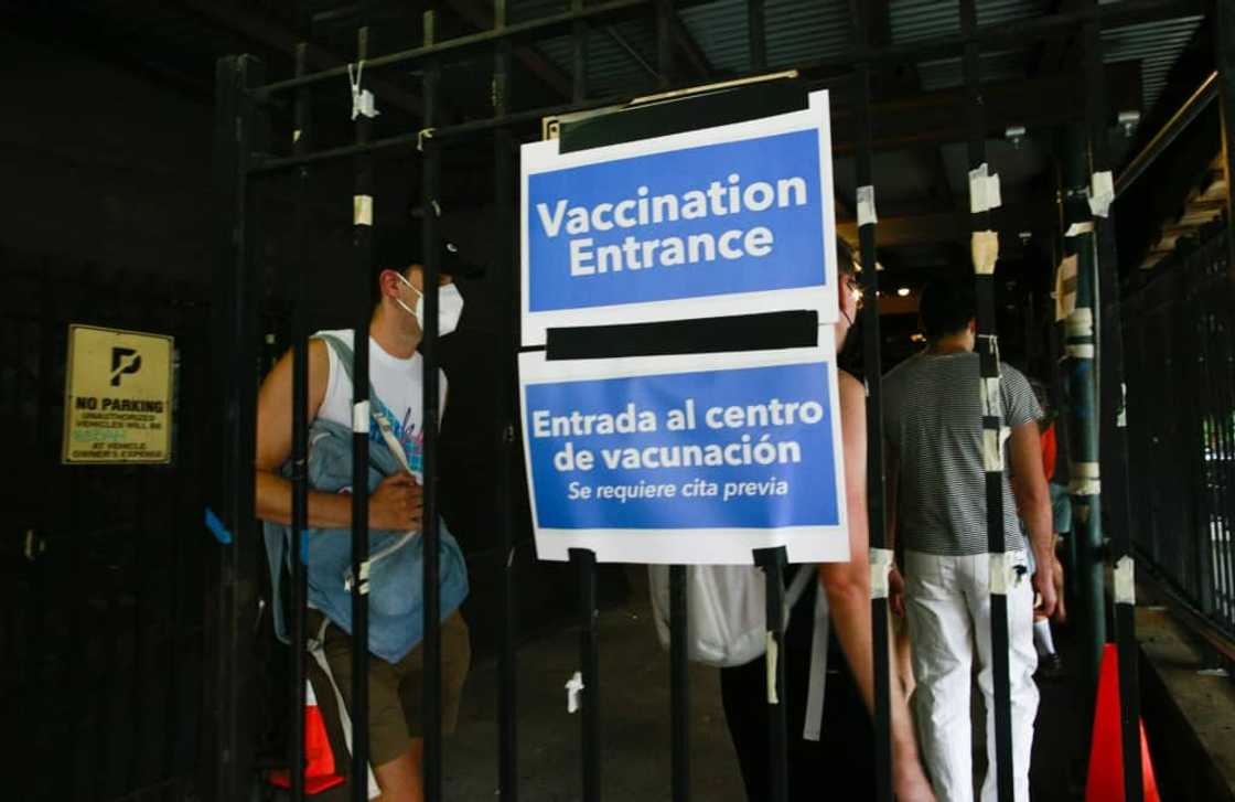People wait in line to recieve the monkeypox vaccine before the opening of a new mass vaccination site at the Bushwick Education Campus in Brooklyn in New York City People wait in line to recieve the monkeypox vaccine before the opening of a new mass vaccination site at the Bushwick Education Campus in Brooklyn in New York City