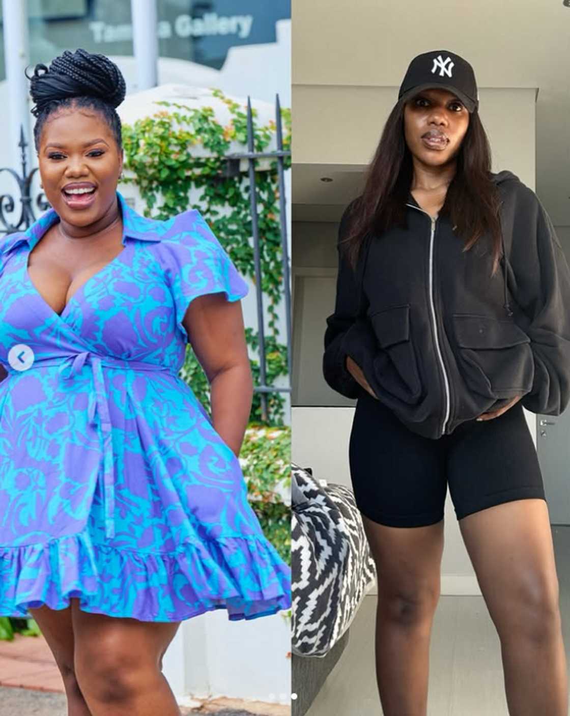 Gugu Gumede is glad she lost weight. Gugu Gumede is glad she lost weight.