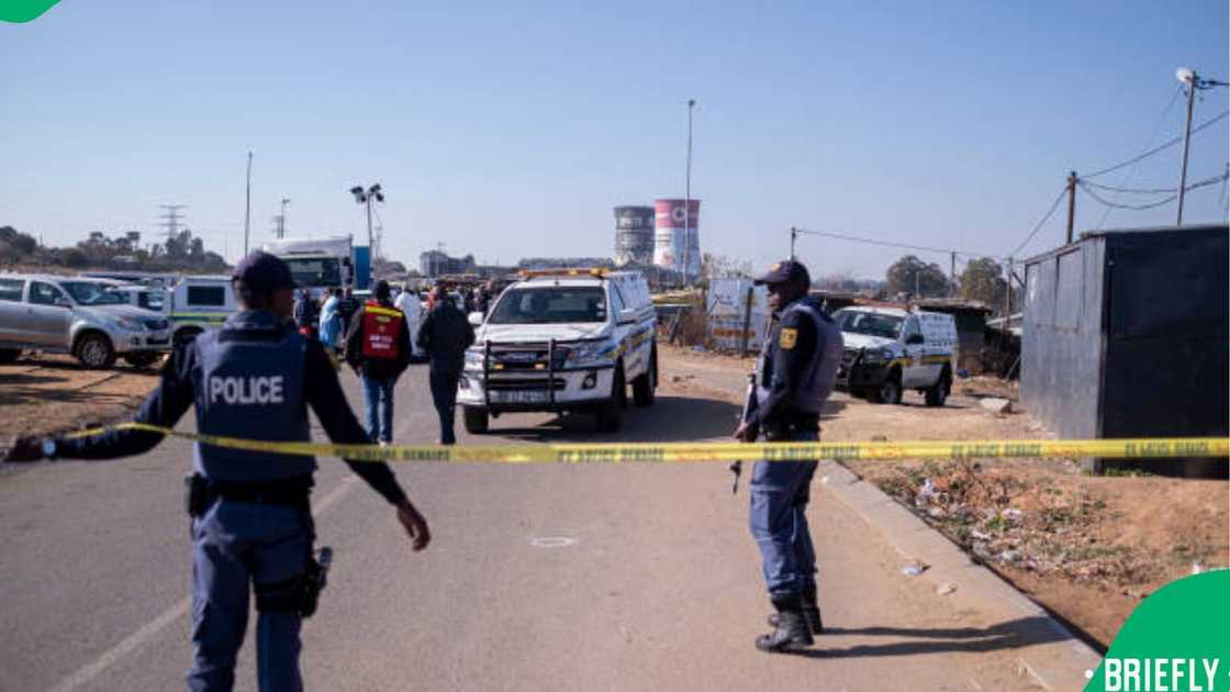 SAPS crime scene