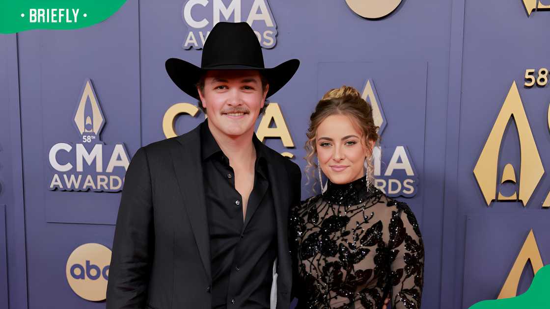 Zach Top and Amelie Taylor in at the CMA Awards
