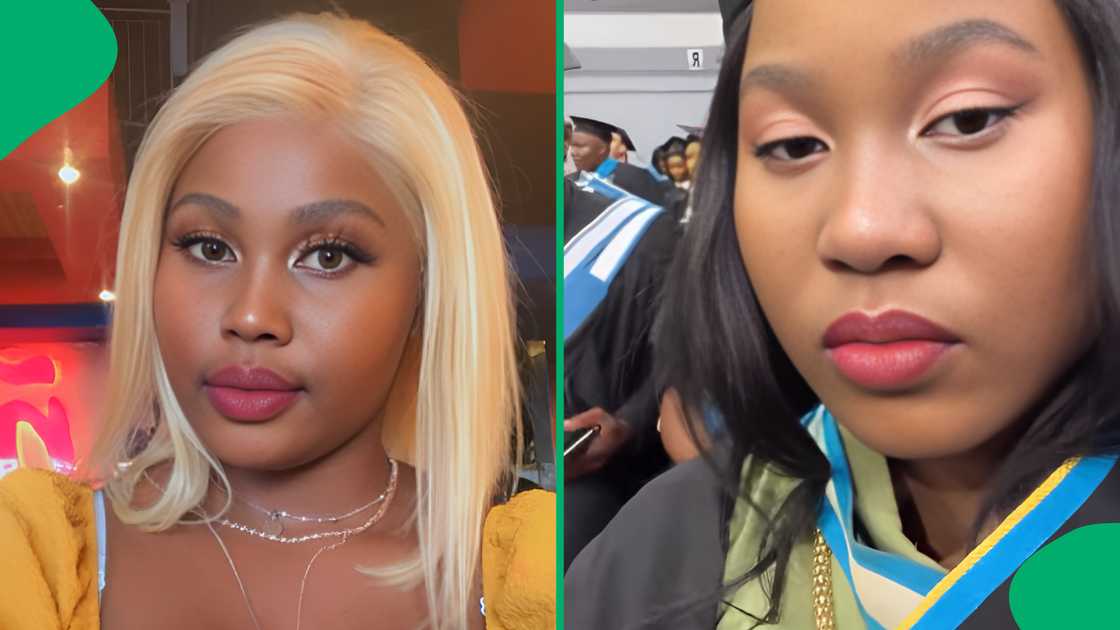 People online came to comfort a woman who went to her graduation by herself. People online came to comfort a woman who went to her graduation by herself.