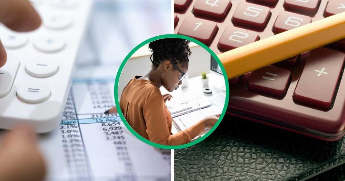 Young woman showcases how hard it is to study accounting. Young woman showcases how hard it is to study accounting.