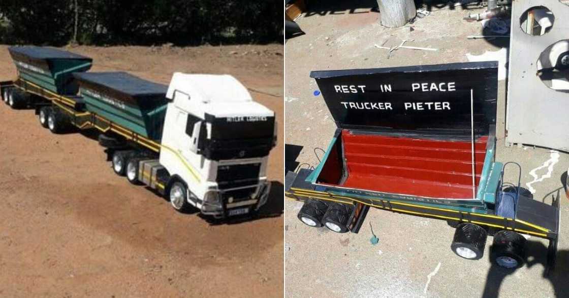 Artist Recreate, Model Trucks, Driver, Passed, Family, Distance Artist Recreate, Model Trucks, Driver, Passed, Family, Distance