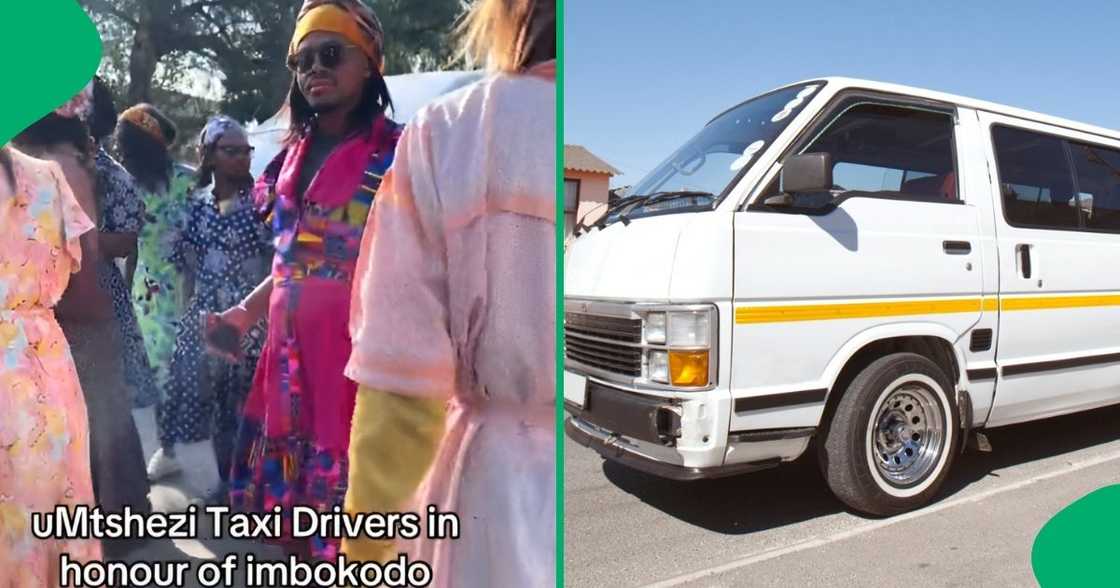 A group of taxi drivers hilariously paid tribute to the women in the month of August. A group of taxi drivers hilariously paid tribute to the women in the month of August.