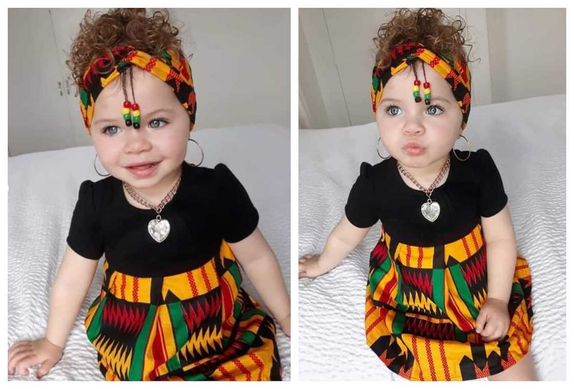 cute baby Ankara dress cute baby Ankara dress