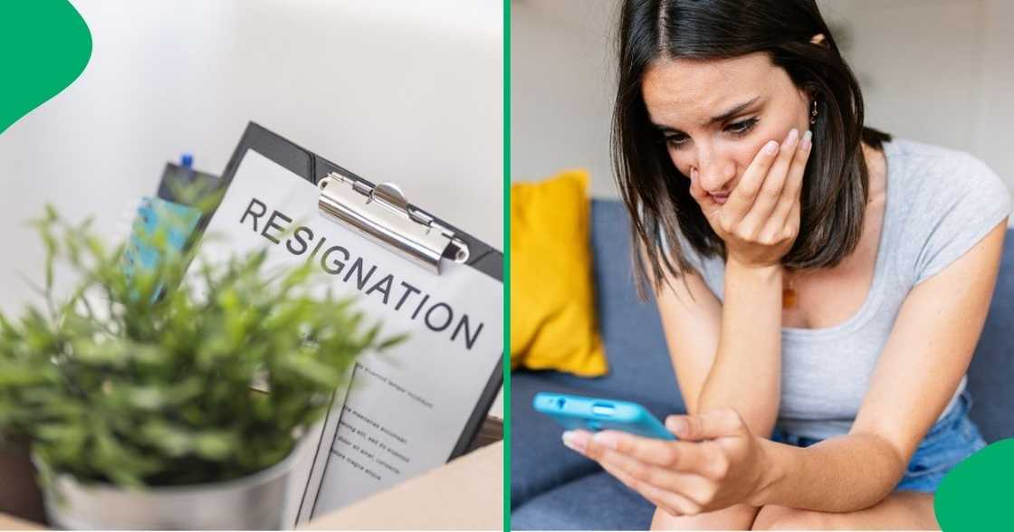 A woman's friend resigned for her behind her back, leaving the internet in fury. A woman's friend resigned for her behind her back, leaving the internet in fury.