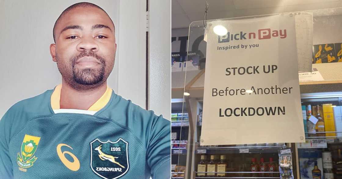 Tweep, Image, Warning, Customers, Stock up, Alcohol, Booze, Retailer, Liquor stores, President Cyril Ramaphosa,
Statements, Reports, Adjusted, Alert, Covid 19 Tweep, Image, Warning, Customers, Stock up, Alcohol, Booze, Retailer, Liquor stores, President Cyril Ramaphosa,
Statements, Reports, Adjusted, Alert, Covid 19